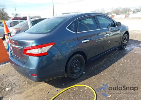 2013 Nissan Sentra Sv из США, поврежденный, VIN 3N1AB7AP3DL642114